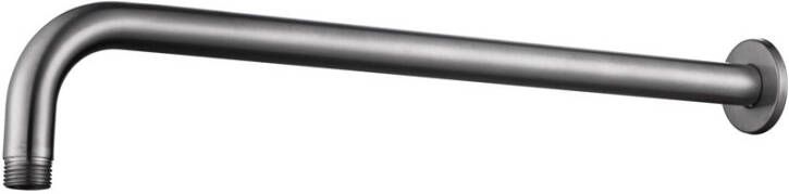 Wiesbaden Douchearm Caral | 40 cm | Wandmontage | Messing | Rond | RVS look - Foto 3