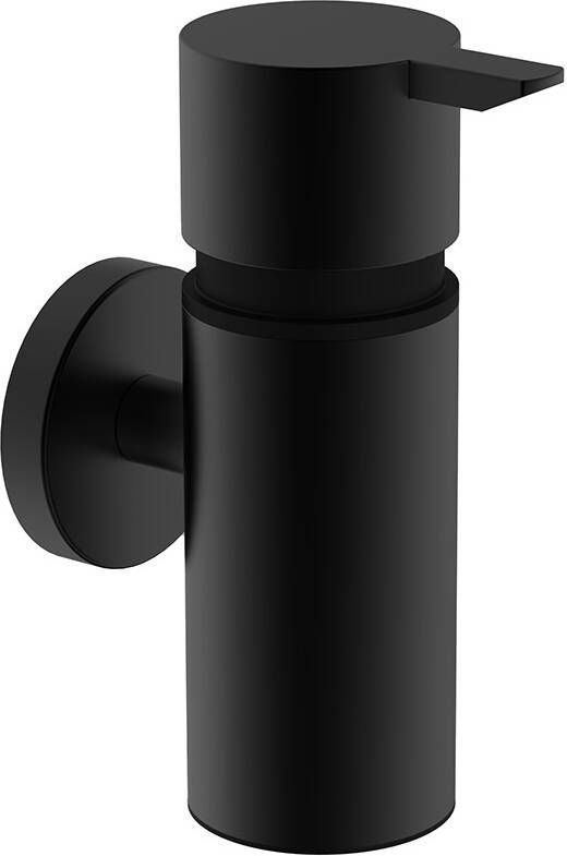 Wiesbaden Alonzo zeepdispenser 90 ml 14 x 5 x 9 8 cm mat zwart