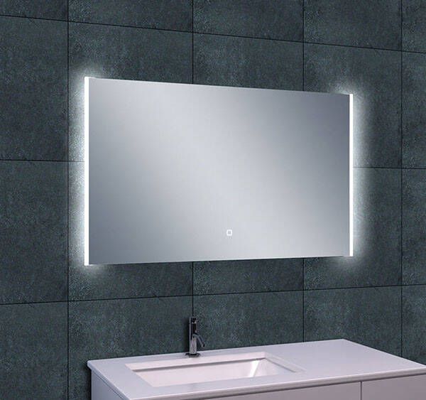 Wiesbaden Badkamerspiegel Duo | 100x60 cm | Rechthoekig | Directe en indirecte LED verlichting | Touch button | Met verwarming - Foto 3
