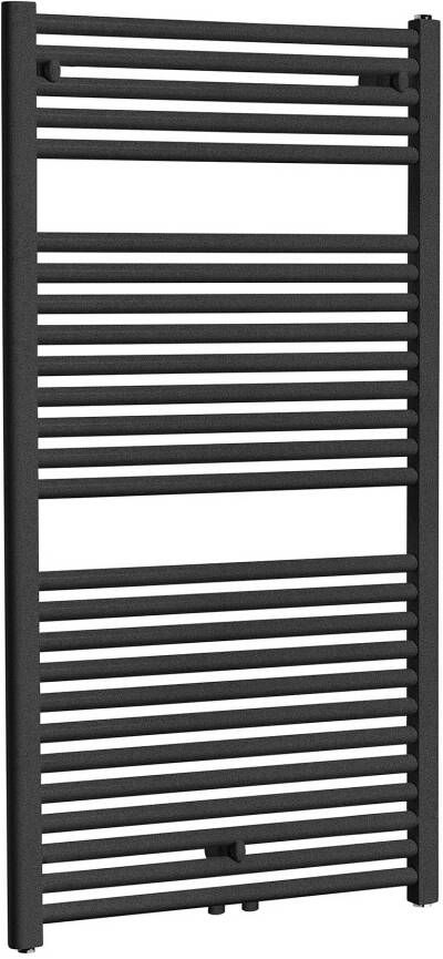 Wiesbaden Elara handdoekradiator midden-onderaansluiting 1185x600 mm 700 Watt antraciet - Foto 6