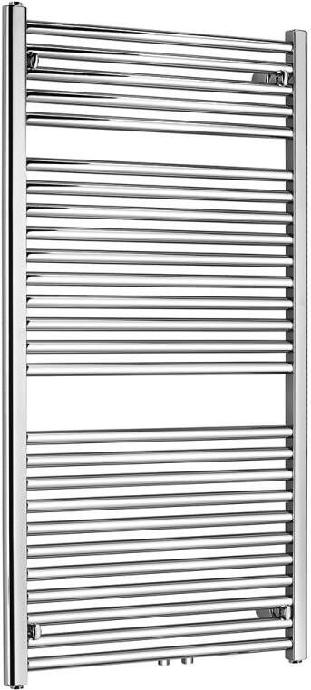 Wiesbaden Elara designradiator 118.5x60 midden onder aansluiting 622watt chroom 41.3546 - Foto 5