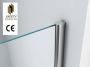 Wiesbaden Graffic inloopdouche 1200 x 2000 x 10 mm nano safety glass folie helder glas chroom 20.3759 - Thumbnail 3