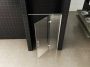 Wiesbaden Douchedeur Miami Nisdeur Draaideur met Vaste Wand 100(60-40)x200cm Antikalk Helder Glas Chroom Profiel 8mm Veiligheidsglas Easy Clean - Thumbnail 4