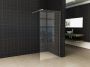 Wiesbaden Slim losse glaswand 95x200cm Helder glas 8mm met anti-kalk coating zonder profiel en stabilisatiestang 20.3472 - Thumbnail 3