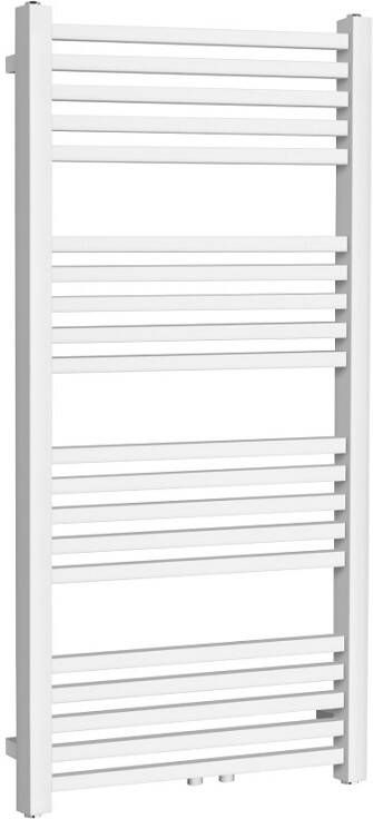 Wiesbaden Designradiator Tower 119x60cm 732 Watt Glans Wit Middenonderaansluiting - Foto 3