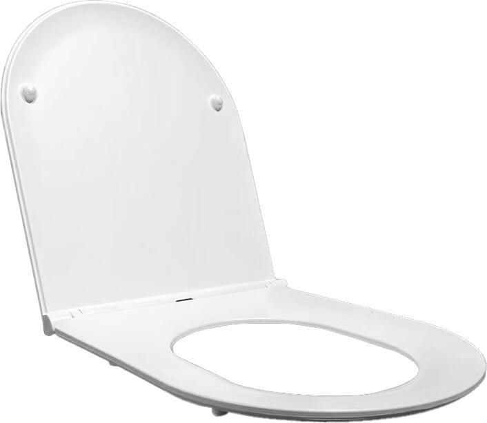 Wiesbaden Flatline toiletzitting met softclose en quick-release 36 x 43 cm mat wit - Foto 3