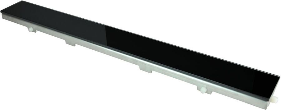 Wiesbaden Douchegoot Los Glasrooster 80x7 cm Glans Zwart t.b.v. RVS 3e Generatie - Foto 8