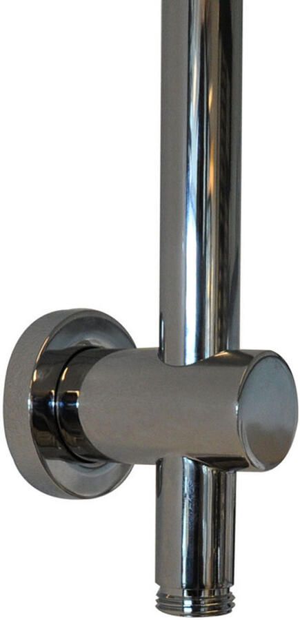 Wiesbaden UniMatch Caral glijstang met wateraansluiting 75 cm rond chroom - Foto 3