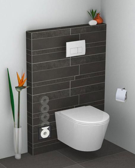 Wiesbaden Toiletrolhouder Inbouw Reserve 14x66x12cm Mat Zwart - Foto 4