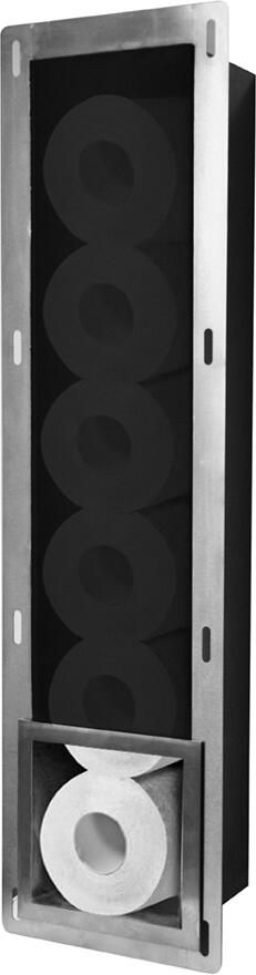 Xellanz Reserverolhouder Inbouw Cleopatra 14x66x12cm RVS - Foto 7