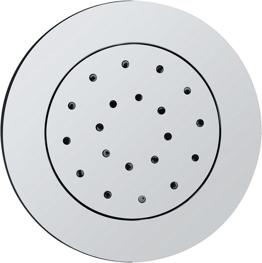 Wiesbaden inbouw verstelbare zijdouche rond 135mm ABS chr 29.3850