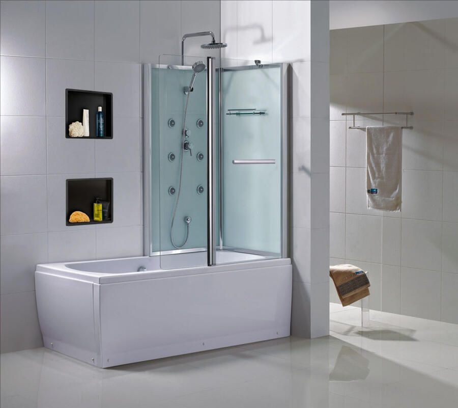 Wiesbaden Demis inbouwnis 30 x 30 x 7 cm mat zwart 33.2180 - Foto 2