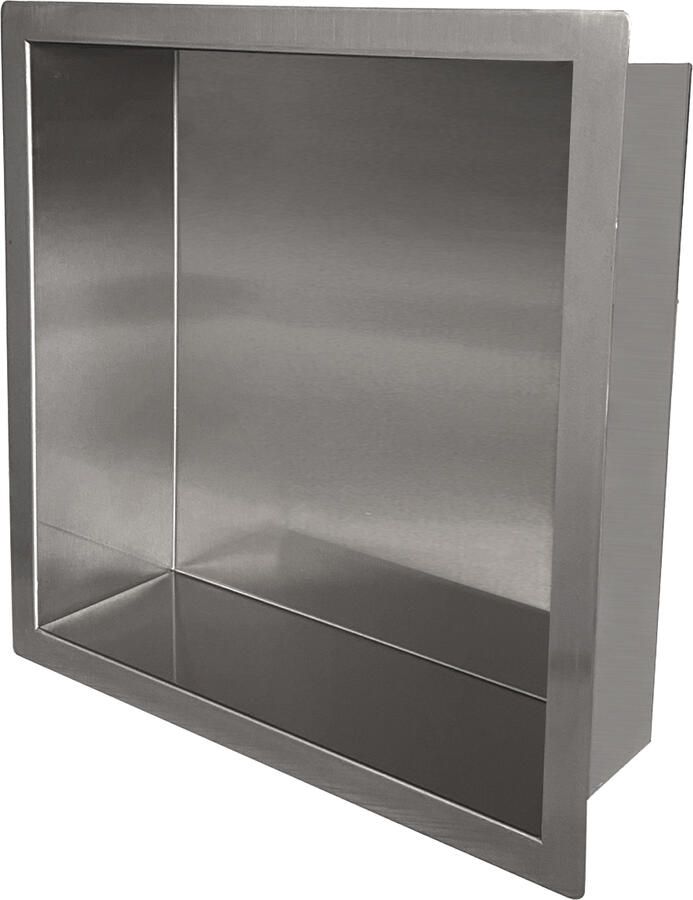 Wiesbaden Demis inbouwnis 30 x 30 x 7 cm gunmetal 33.4266 - Foto 2