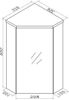 Wiesbaden Lena hoek-fonteinkast– Glans wit–Inclusief kunstmarmeren wastafel en spiegelkast – Softclose-40x40 cm - Foto 8