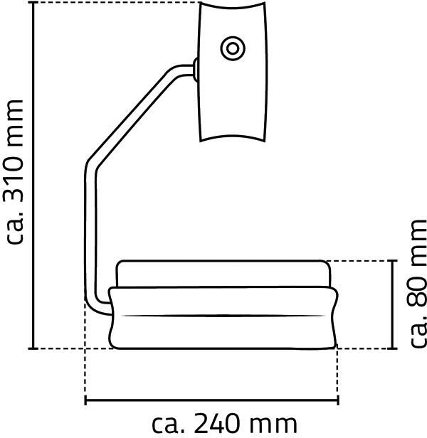 Wiesbaden Toiletrolhouder Voor Toiletbeugel Ridder Leo Wit - Foto 5