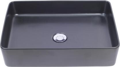 Wiesbaden Waskom Link | 50x35x14.5 cm | Keramiek | Vrijstaand | Rechthoekig | Zwart mat - Foto 5