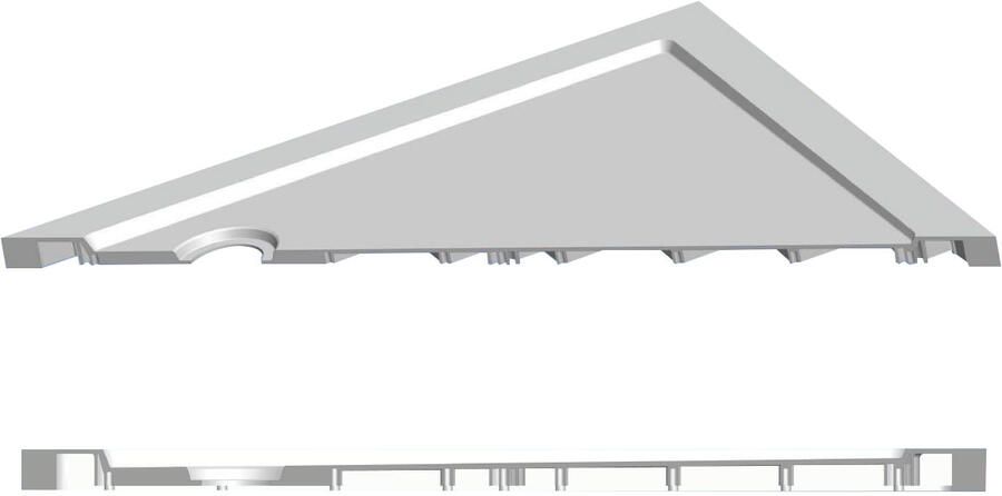 Xellanz Douchebak SMC | 120x90x4 cm | SMC | Excl.Afvoer | Rechthoek | Wit glans - Foto 5