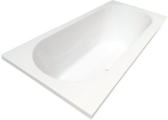 Xellanz Ligbad Inbouw Portus Rechthoek 1-2 Persoons Duobad 90x190x50cm Acryl Badkuip Glans Wit - Foto 6