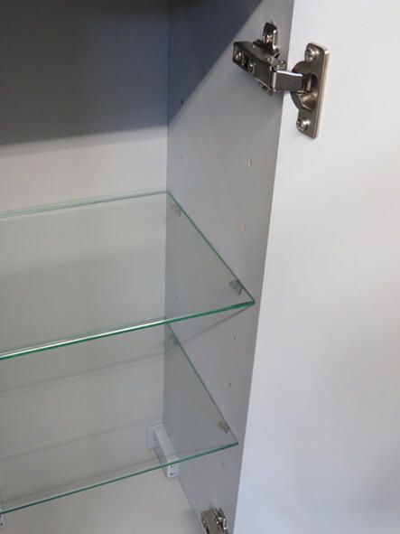 Xellanz Badkamerkast Tigris Hangend MDF Hoogglans Wit 30x160x30cm Softclose Greeploos - Foto 2