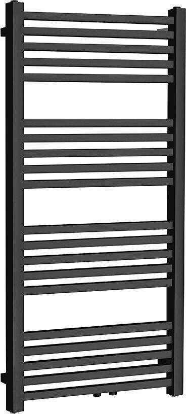 Wiesbaden Designradiator Tower 182x60cm 1098 Watt Mat Antraciet Middenonderaansluiting - Foto 3