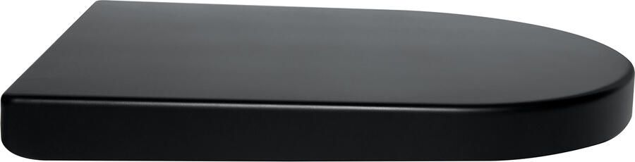 Wiesbaden Vesta toiletzitting softclose en quick release mat zwart 32.3764 - Foto 5