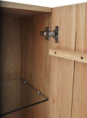 Wiesbaden Kolomkast Vision OAK Hangend 35x160x35cm Eiken Omkeerbaar met 2 Deuren - Foto 7