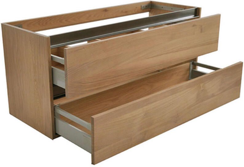Wiesbaden OAK onderkast met 2 laden 2 uitsparingen 120 x 46 cm eik 38.3593 - Foto 3