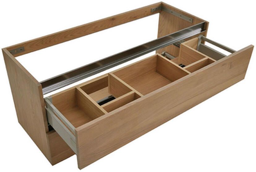 Wiesbaden OAK onderkast met 2 laden 2 uitsparingen 120 x 46 cm eik 38.3593 - Foto 2