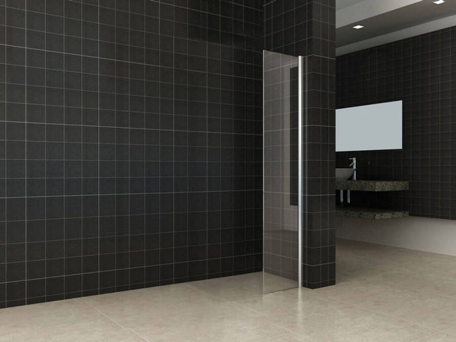 Wiesbaden zijwand + muurprofiel 300x2000 10mm NANO glas
