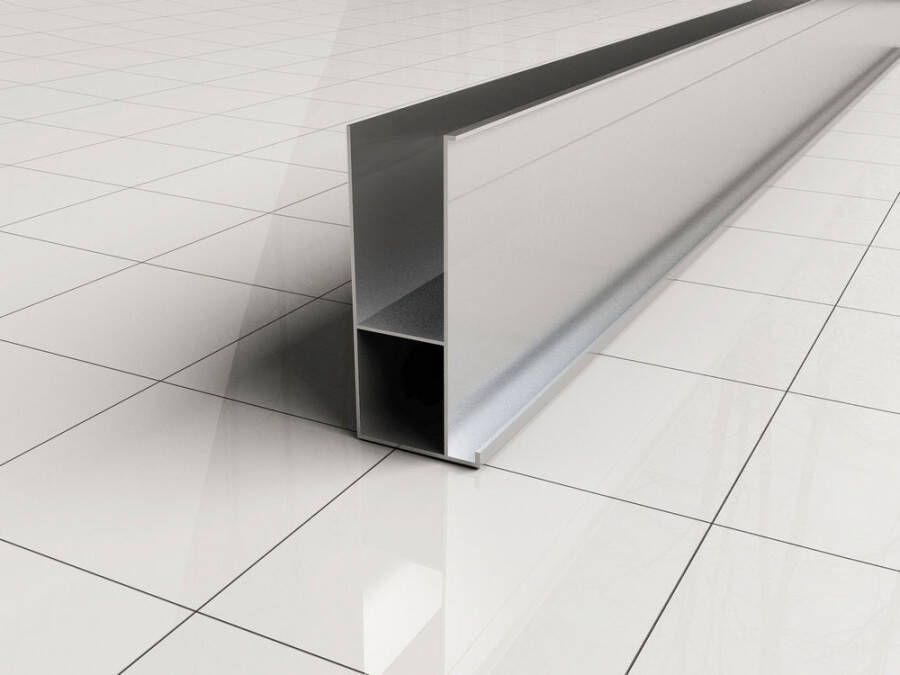 Wiesbaden Verbredingsprofiel voor Douchewand Aluminium 3x200cm - Foto 4