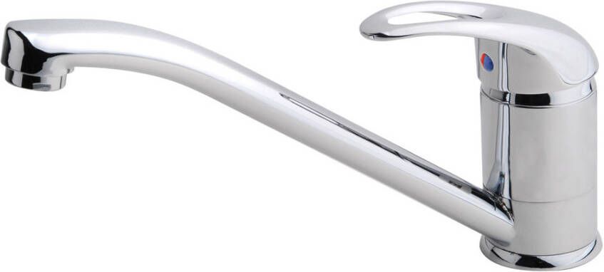 Xellanz Keukenkraan Athos | Opbouw | 360° Draaibaar | Mengkraan | 1-hendel | Rond | Chroom - Foto 3