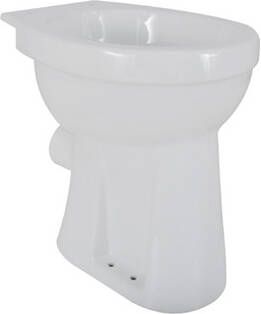 Xellanz staande verhoogde toiletpot +6 PK wit