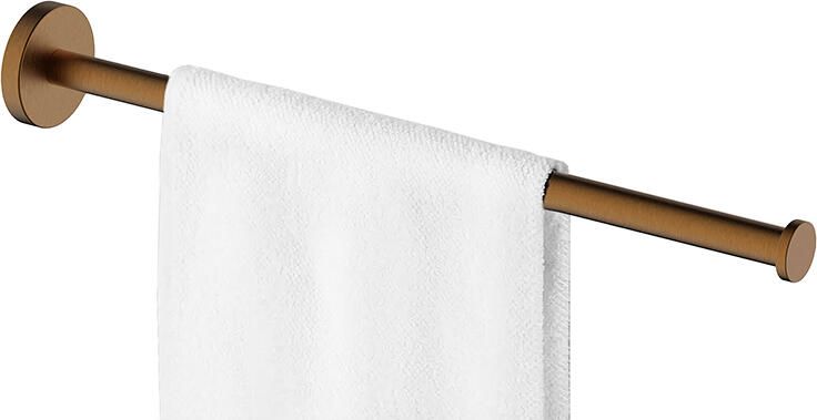 Wiesbaden Alonzo handdoekrek 38cm 1-armig geborsteld brons koper 28.8085 - Foto 3