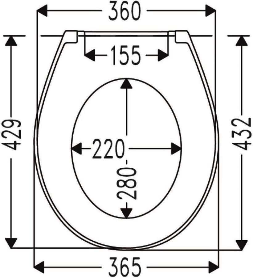 Douche Concurrent Toiletbril Cedo Mojave Beach Softclose en Quickrelease Duroplast Wit - Foto 2