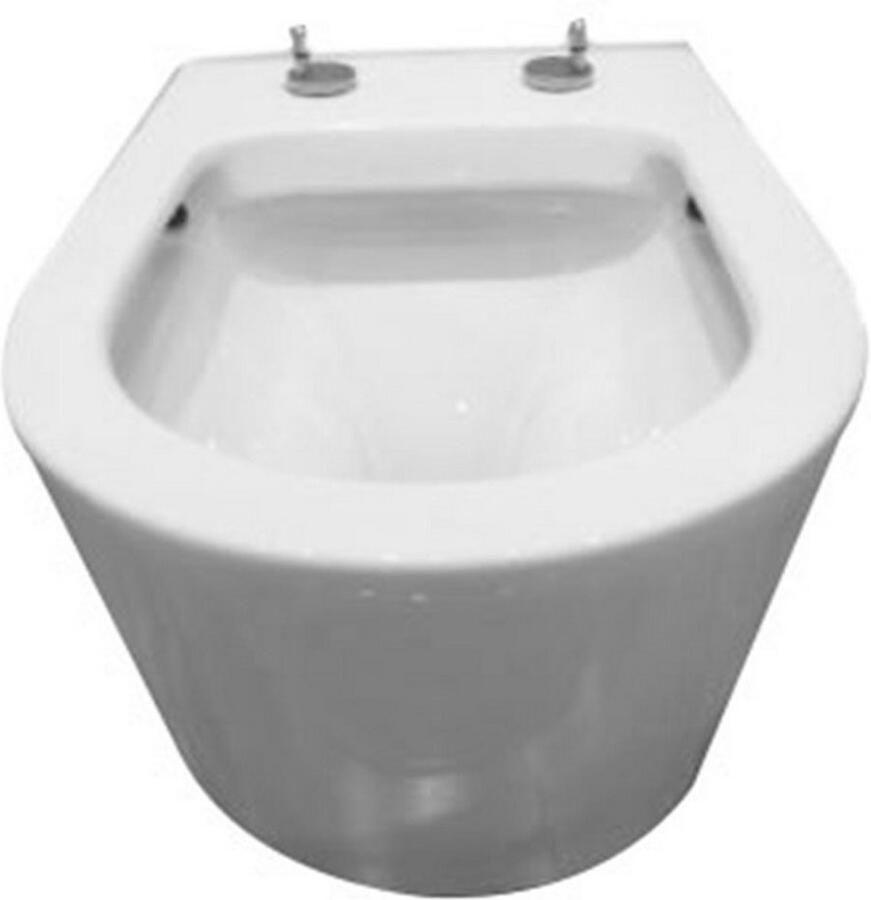 Xellanz Toiletpot Hangend Firius Wandcloset Keramiek Diepspoel Nano Coating EasyClean Rimless Glans Wit met Softclose Toiletbril - Foto 3