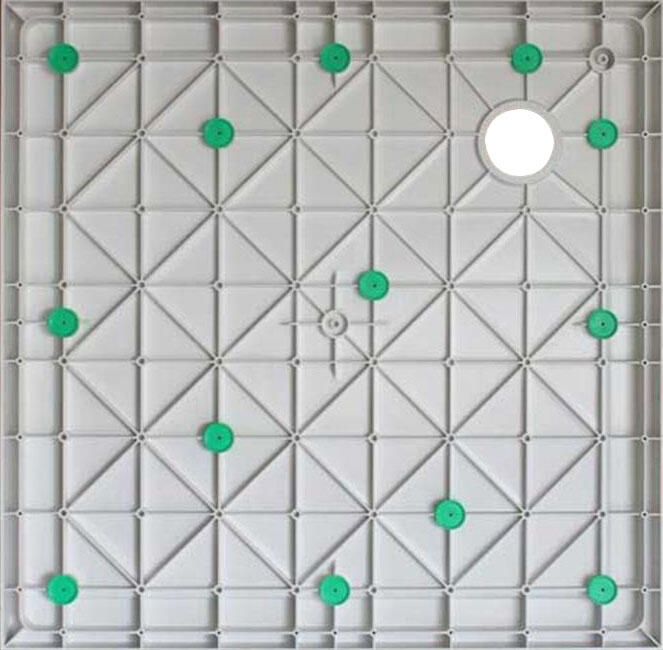 Xellanz Douchebak SMC | 90x90x4 cm | SMC | Excl.Afvoer | Vierkant | Wit glans - Foto 8